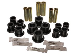 Ford F100 Leaf Spring Bushing Set - Rear - Energy Suspension - Performance Polyurethane - Black - `97-`03